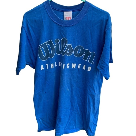 Vintage Tee Shirt Wilson Athleticwear Size Medium - Picture 1 of 9